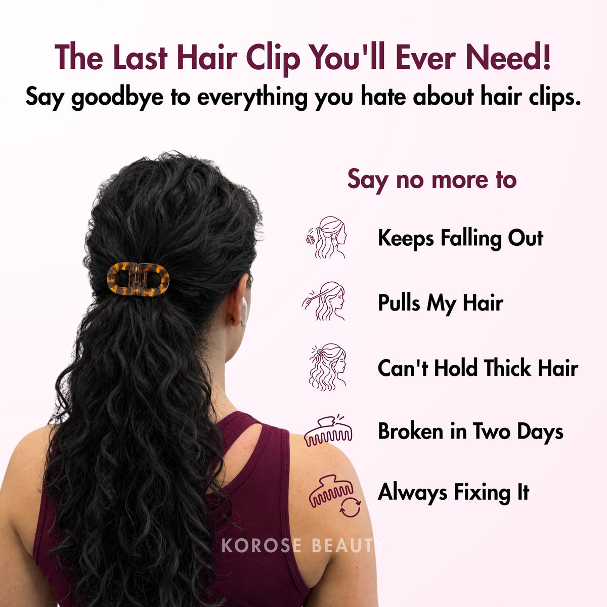 Korose Beauty Korean Magnetic Clip