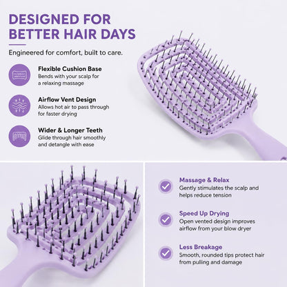 3D Detangling Hair Brush